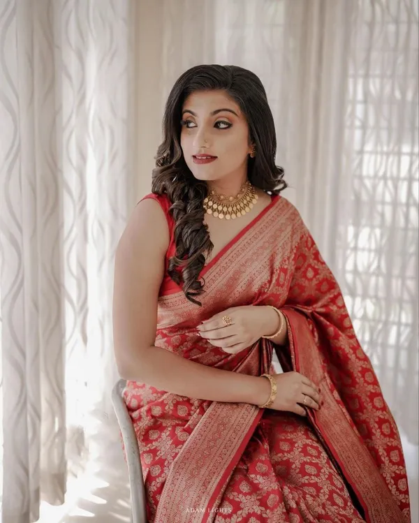 RED_PURE_BANARASI_SAREE